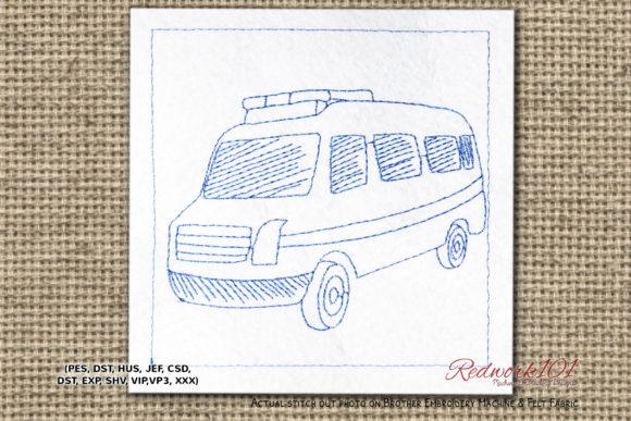 Ambulance Car Lineart Design Review for Craft Fair Success