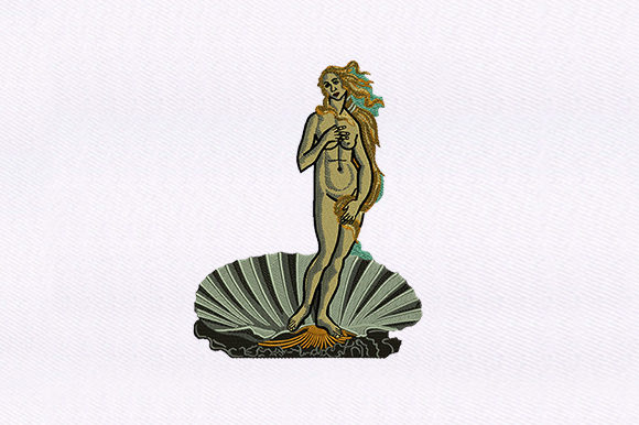 Birth of Venus Design: A Graceful Embroidery File for Personalized Gifts
