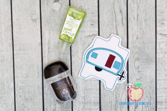 Camper Van Hand Sanitizer Holder Embroidery Design Review