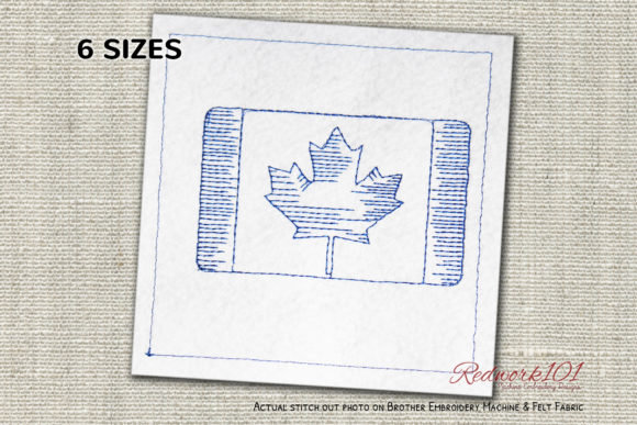 Canada Flag Bluework Embroidery Review for Personalized Gifts