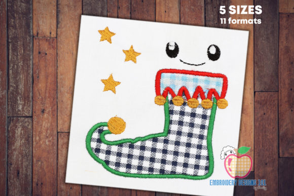 Christmas Elf Shoe Embroidery Design Review for Etsy Sellers