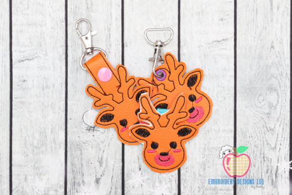 Deer Buck Head ITH Keyfob Design Review