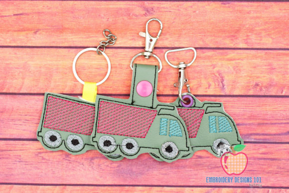 Dump Truck ITH Keyfob Design Review for Etsy Sellers