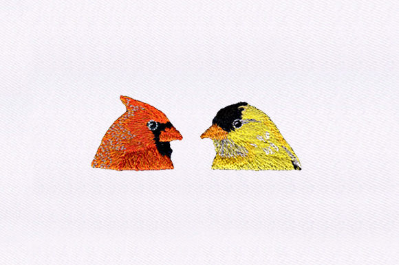 Duo of Birds: A Seasonal Embroidery Design Review