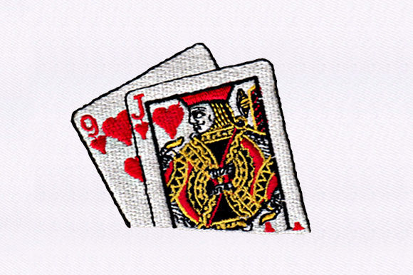 Jack of Hearts Embroidery Design Review for Small Business Merch