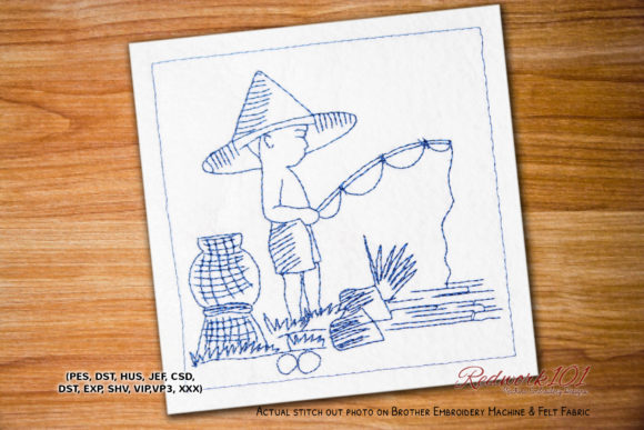 Lakeside Fishing Embroidery Design Review