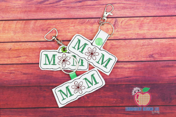 Mom in the Hoop Keyfob Review for Seasonal Embroidery Projects