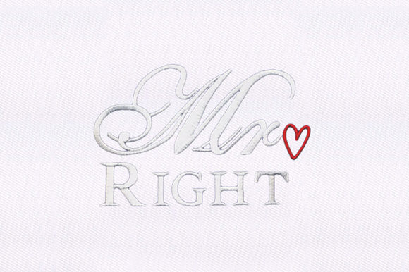 Mr Right Embroidery Design Review for Small Business Merch