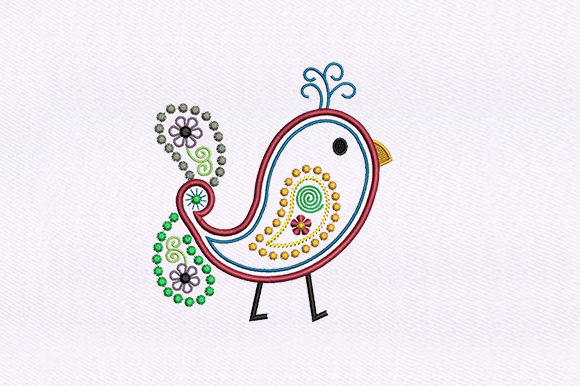 Review: Detailed Mini Bird Design for Boutique Embroidery