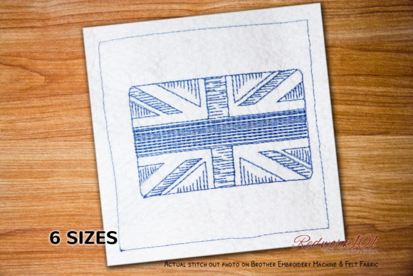 United Kingdom Flag Embroidery Design Review for Gift Products