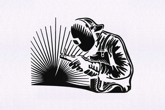 Welding Handyman: A Heartfelt Embroidery Design for Meaningful Gifts